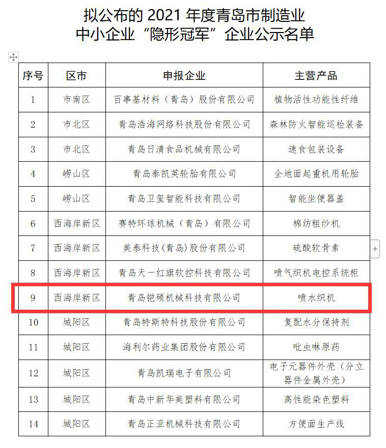 隐形冠军